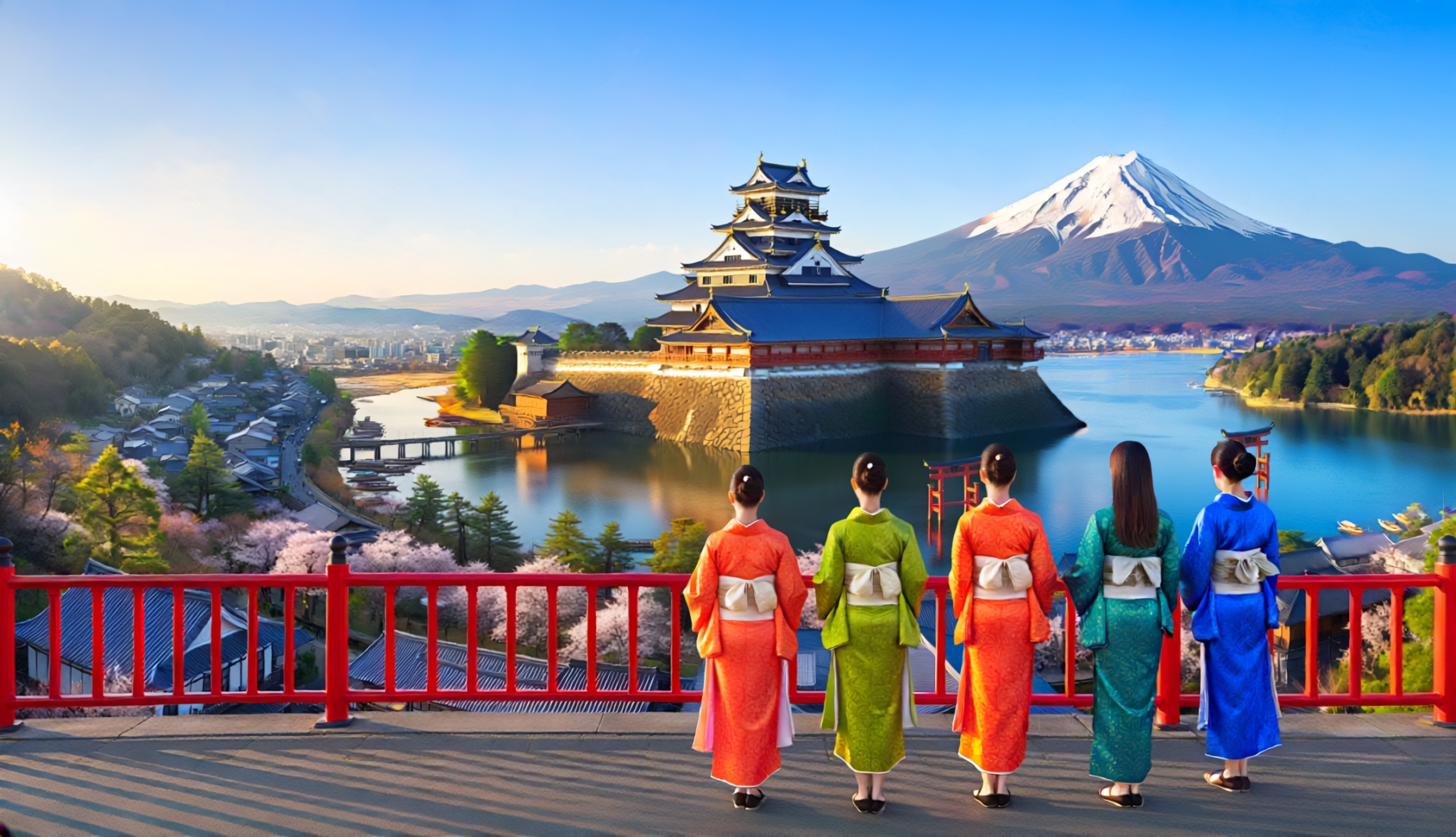 お城と富士山と女性達-2_0106