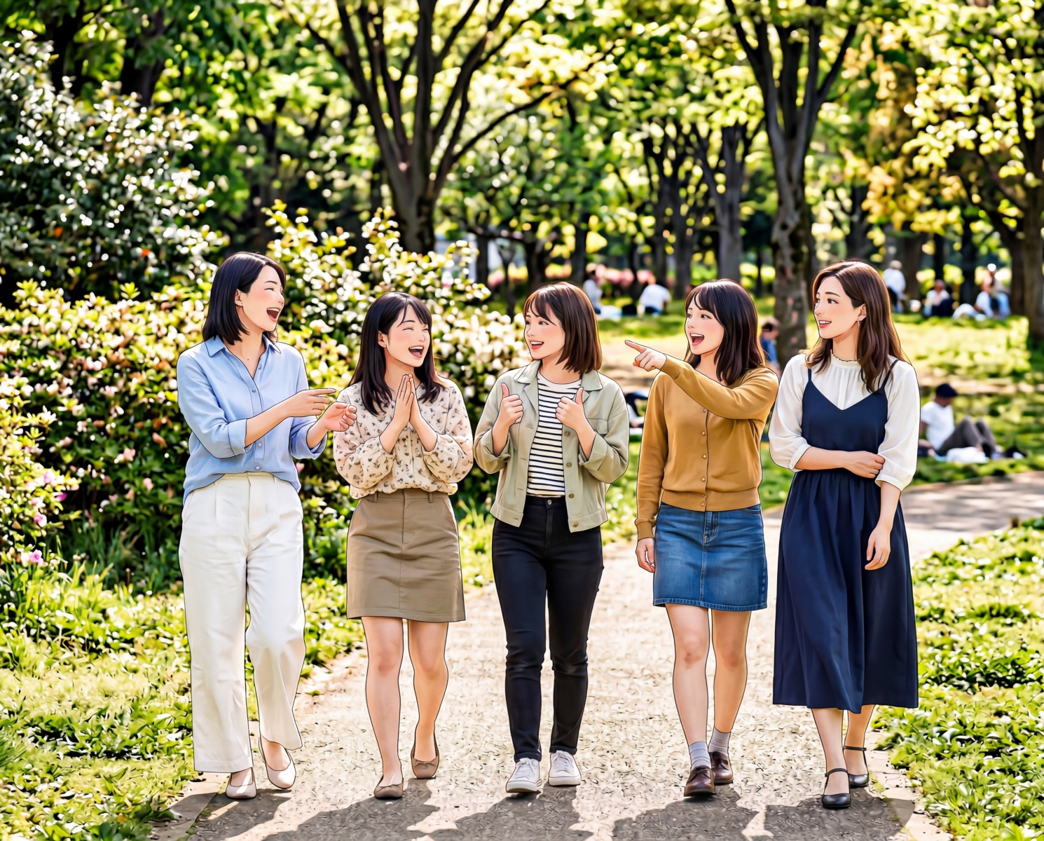 公園での散歩-0ai