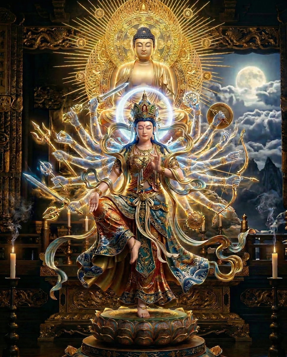 弥勒菩薩釈迦観音阿修羅幻手腕-0a