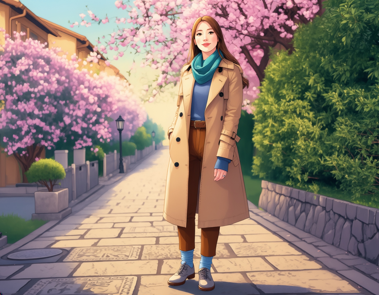 風景と女性0a_5