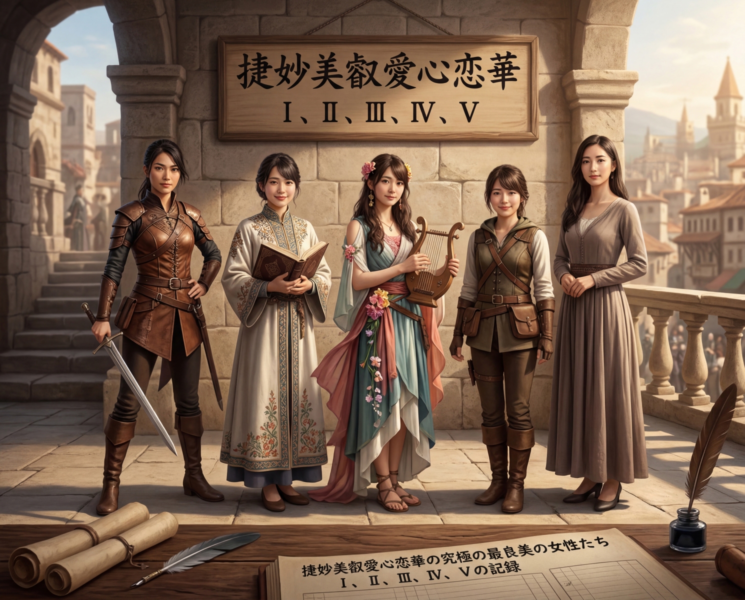 ５人の女性-0a