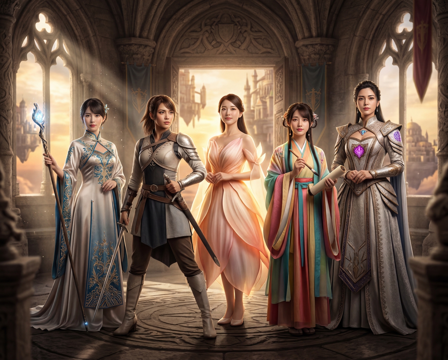 ５人の女性-0b